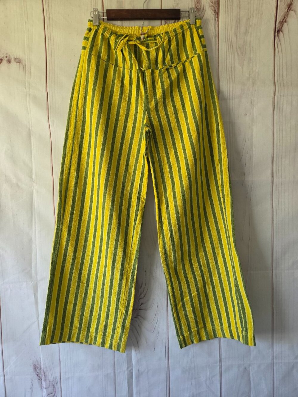 Free People Hudson Canyon Stripe Pants, Women’s XS, Wide Leg flowy trouser pants